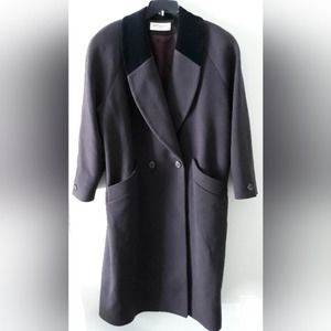 90s Jones New York Midi Wool Coat XLP